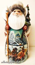 8"H Details about   Alkota Russian Genuine Wooden Collectible Santa "Alexander Ansio" 